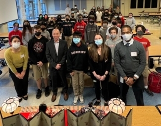 Consulate Staff, RCMS Staff and students