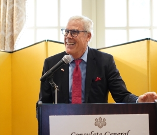 Mr. Bob Johnson makes remarks