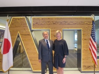  CG Takeuchi meets with Ms. Katie Kirkpatrick at Metro Atlanta Chamber