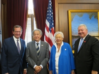 CG Takeuchi meets with AL Gov. Ivey and Secretary Canfield