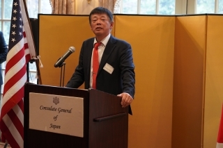 福田氏のスピーチ