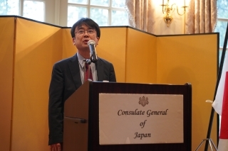 秋山氏のスピーチ