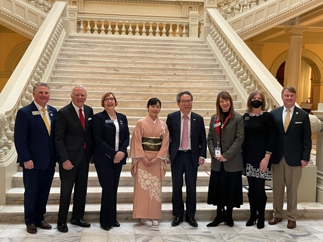 Consul General Maeda attends “Japan Day,” commemorating the 50th anniversary of the Consulate General of Japan in Atlanta, held at the State Capitol