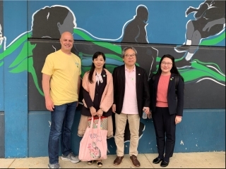 CG Maeda, wife, and consulate staff