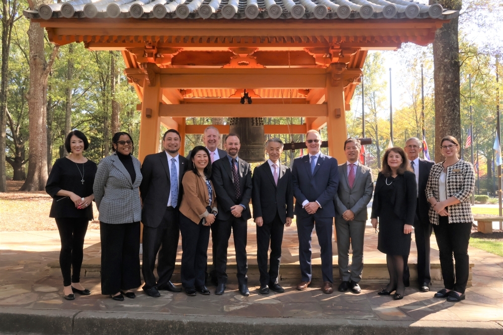 Consul General Matsuda Welcomes Ambassador Yamada to Georgia