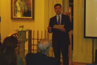 CG Hanatani giving remarks