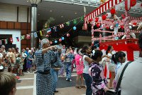 Festival goers at the Charlotte Bon Festival