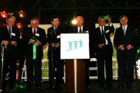 CG Hanatani at JTI ribbon-cutting