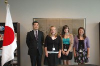 Consul General and North Atlanta HS Students